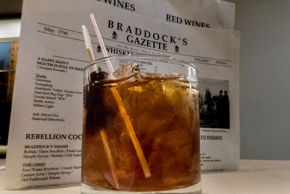 Braddock's Pittsburgh Brasserie Smoky Manhattan