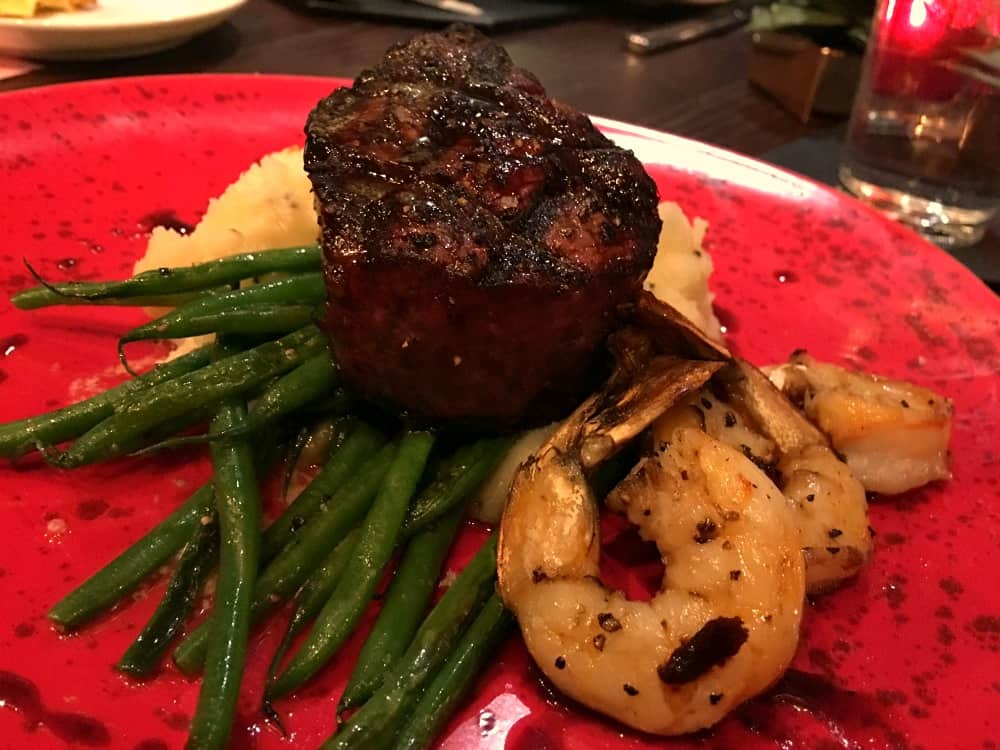 revel and roost petite filet surf and turf