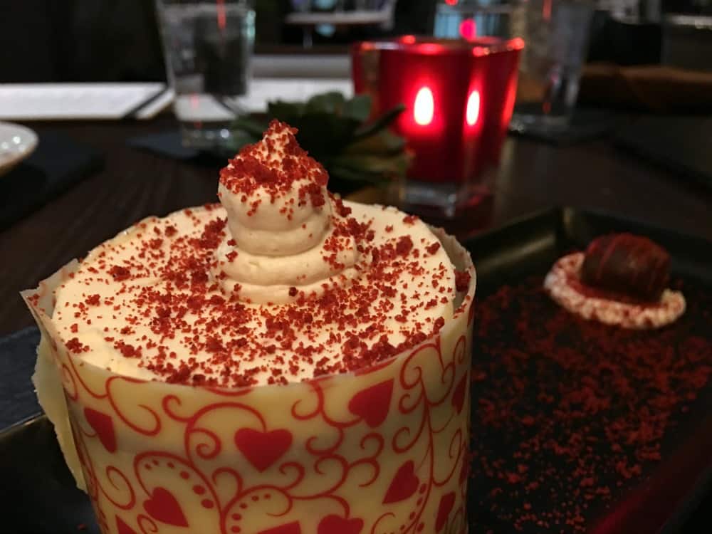 Revel and Roost restaurant Red Velvet Cake