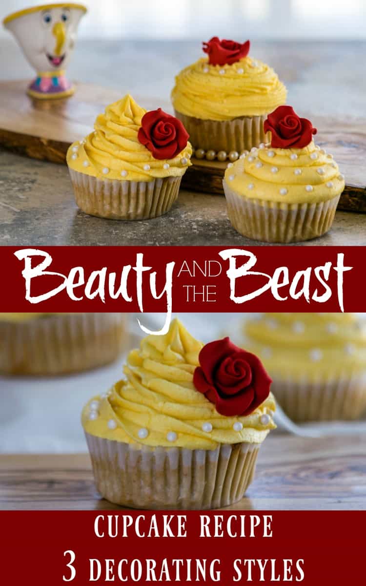 Beauty and the Beast Cupcake recipe