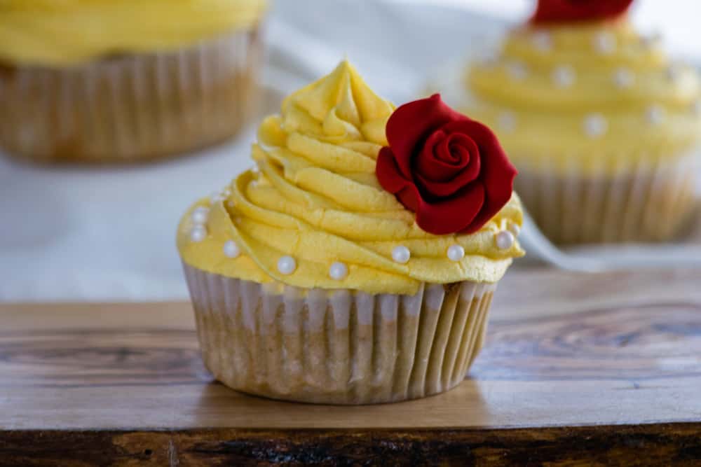 Beauty and the Beast Cupcake recipe