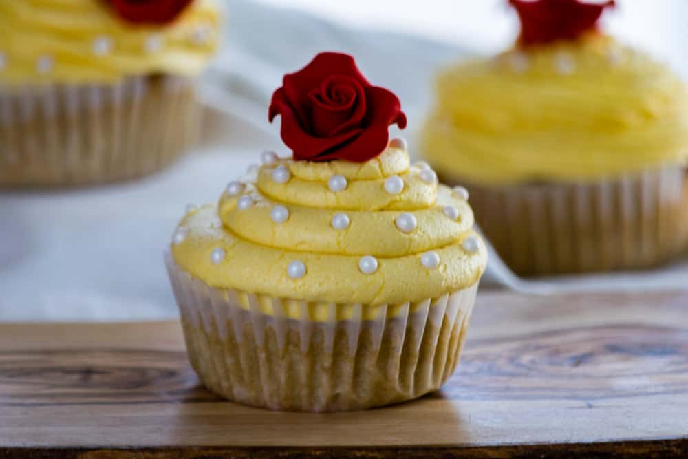 Beauty and the Beast Cupcake recipe