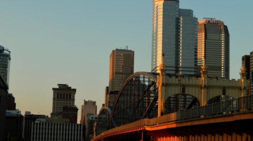 Smithfield Street Bridge in Pittsburgh, PA