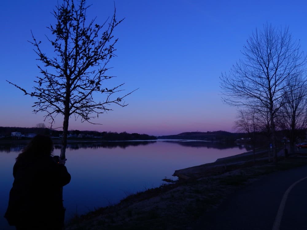 Marietta, Ohio Ohio River at sunrise
