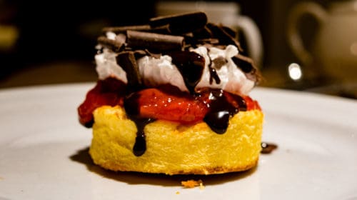 Braddock's Pittsburgh Brasserie Strawberry Shortcake