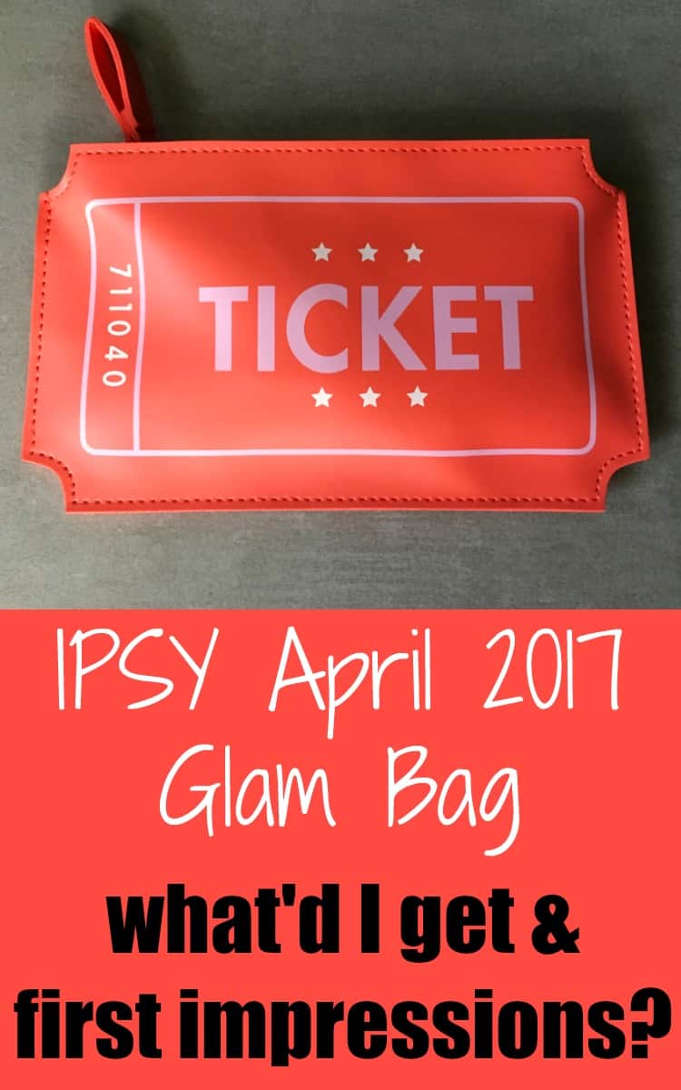 What 5 beauty products did I get in my Ipsy Aptil 2017 glam bag? Here's the scoop along with first impressions. 