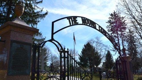 Haunted History of Marietta, Ohio Mound Cemetery entrance