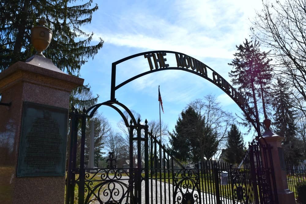 Haunted History of Marietta, Ohio Mound Cemetery entrance