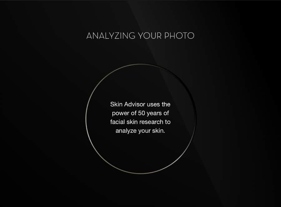 Olay Skin Advisor Analyzing Skin