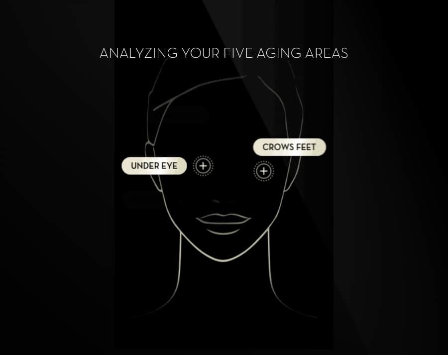 Olay Skin Advisor Analyzing five areas