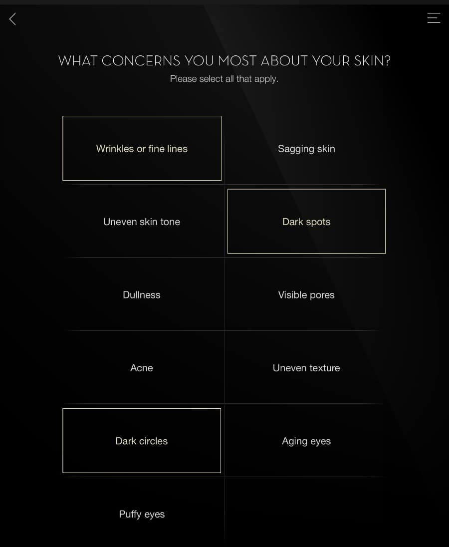 Olay Skin Advisor Skin concerns