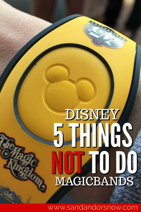 It's so much fun learning what Walt disney World MagicBands can do, but here's a list of 5 things not to do with them!