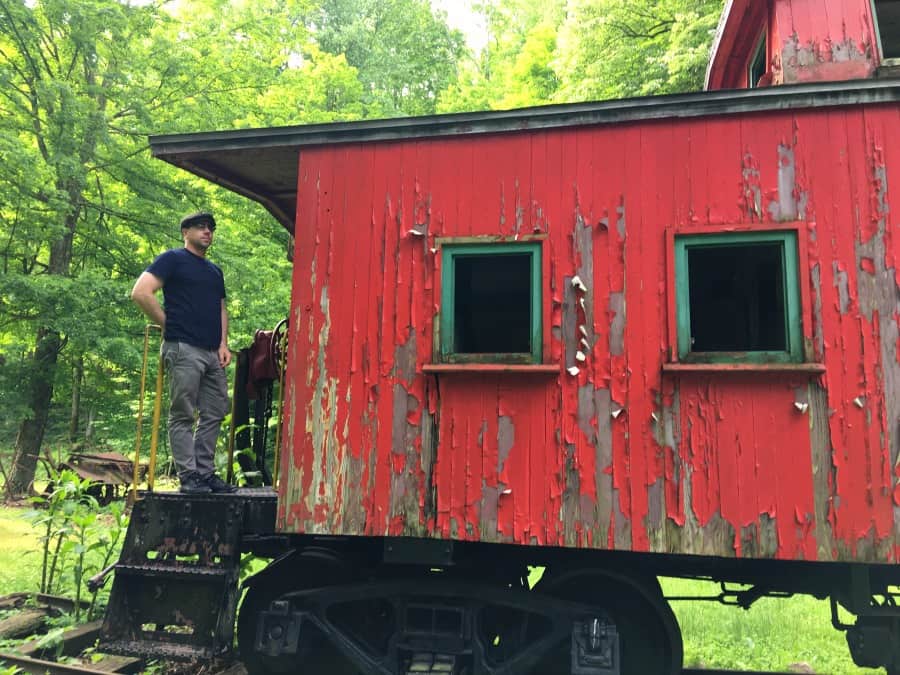 West Virginia Cool Springs Park train caboose