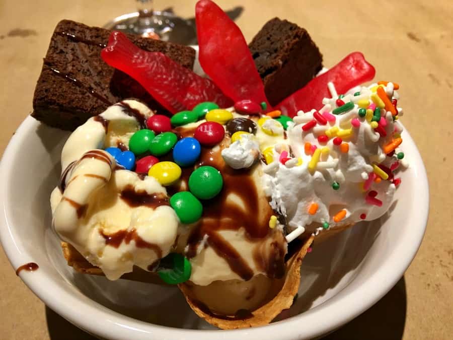 Braddock's American Brasserie Mother's Day Brunch Ice Cream Sundae