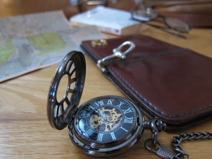 Keeping valuables safe while traveling pocket watch