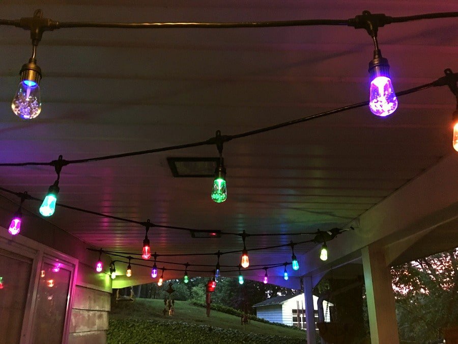 Front Porch Decorating Ideas Enbrighten Cafe Color Changing Lights