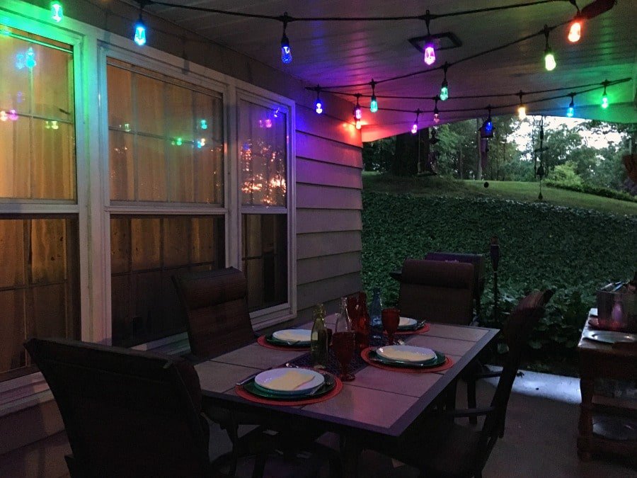 Front Porch Decorating Ideas after night