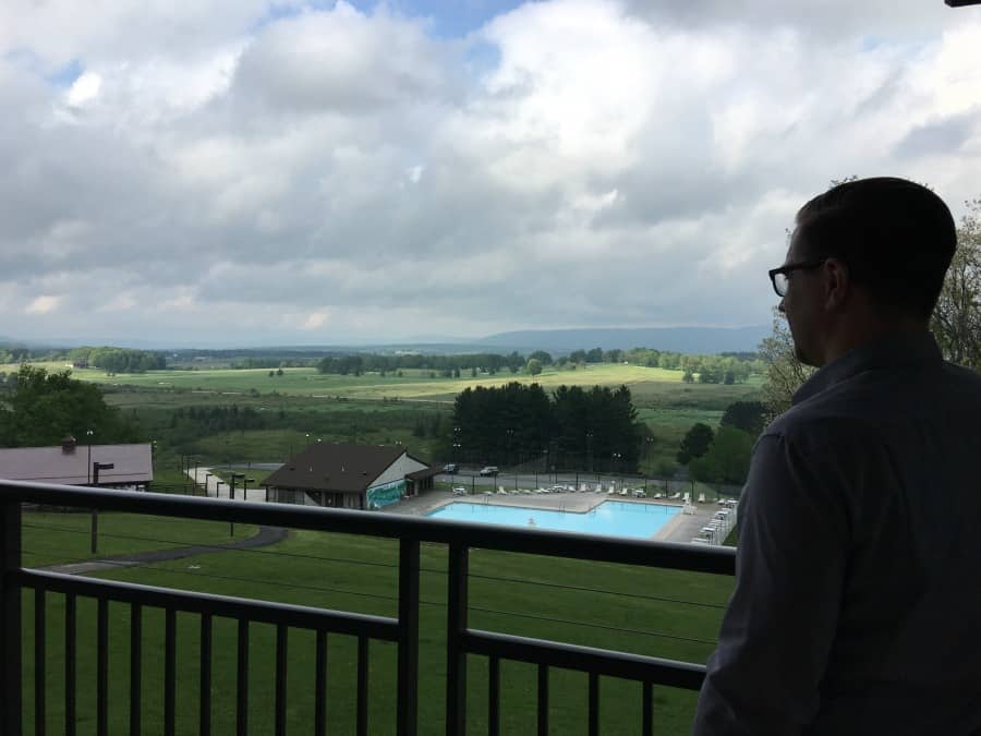 Canaan Valley Resort outdoor pool and golf course