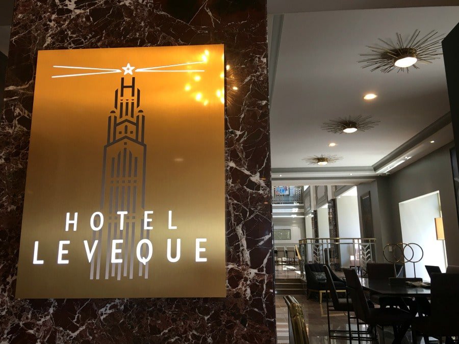 The Hotel LeVeque's lobby in Columbus, Ohio.