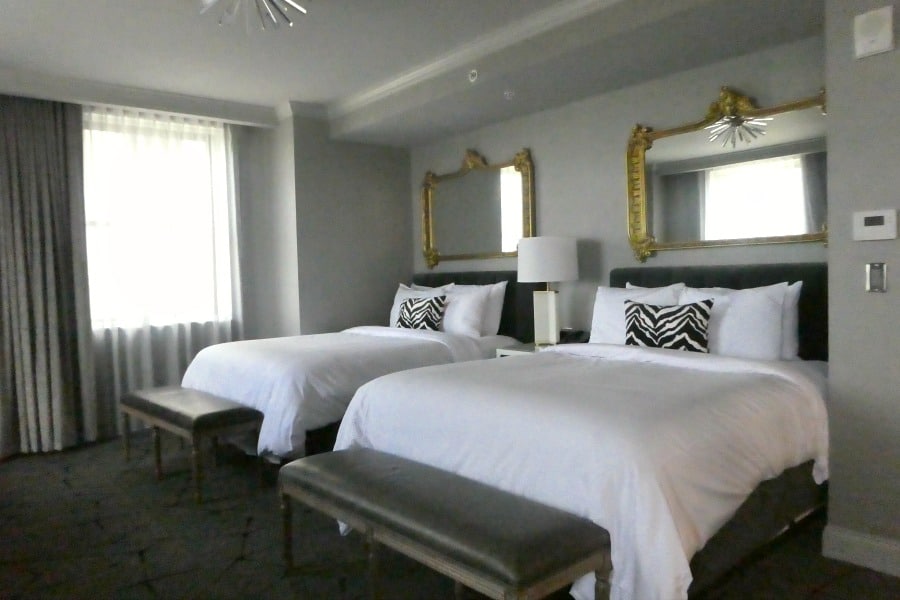 Guest room 701 at Hotel LeVeque.