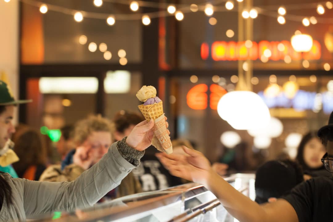 Jeni's Ice Cream north Market Columbus, Ohio