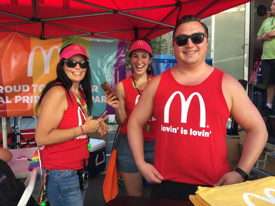 McDonald's Employees at 2017 Nation's Capital Pride Fest Block Party.