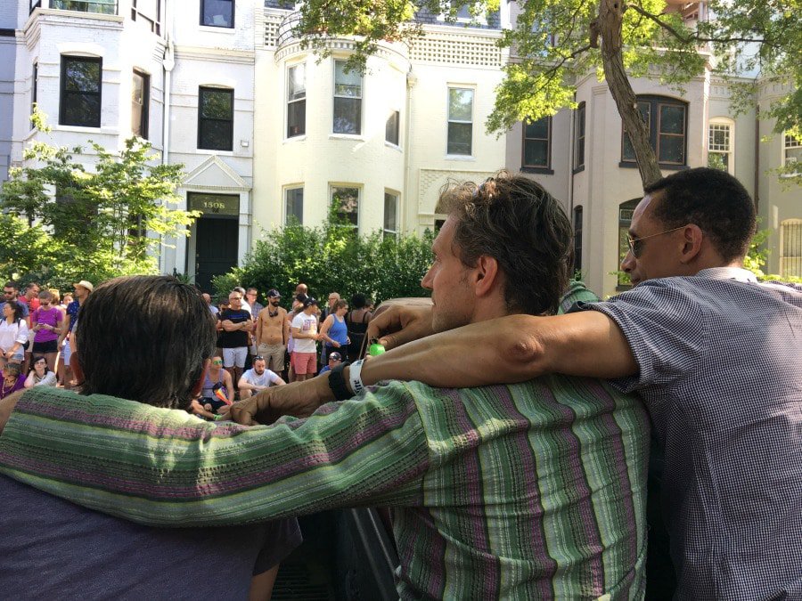 Waiting for the 2017 Nation's Capital Pride Fest Parade
