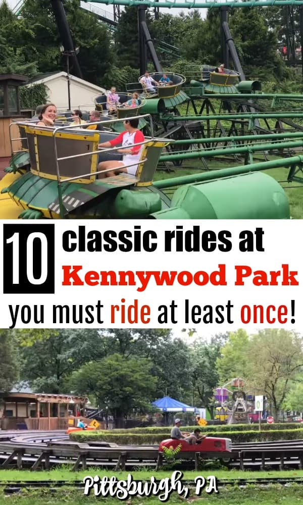 If you love nostalgic theme parks, you'll love Kennywood Park in Pittsburgh, PA - and these 10 classic rides that you must ride at least once!