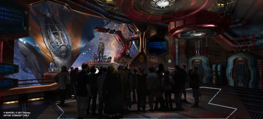 GUARDIANS OF THE GALAXY ATTRACTION COMING TO EPCOT.