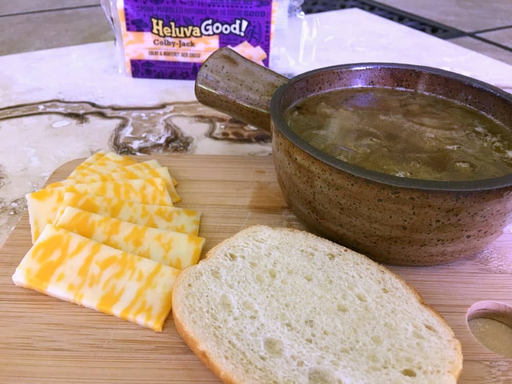 Vidalia French Onion Soup ingredients
