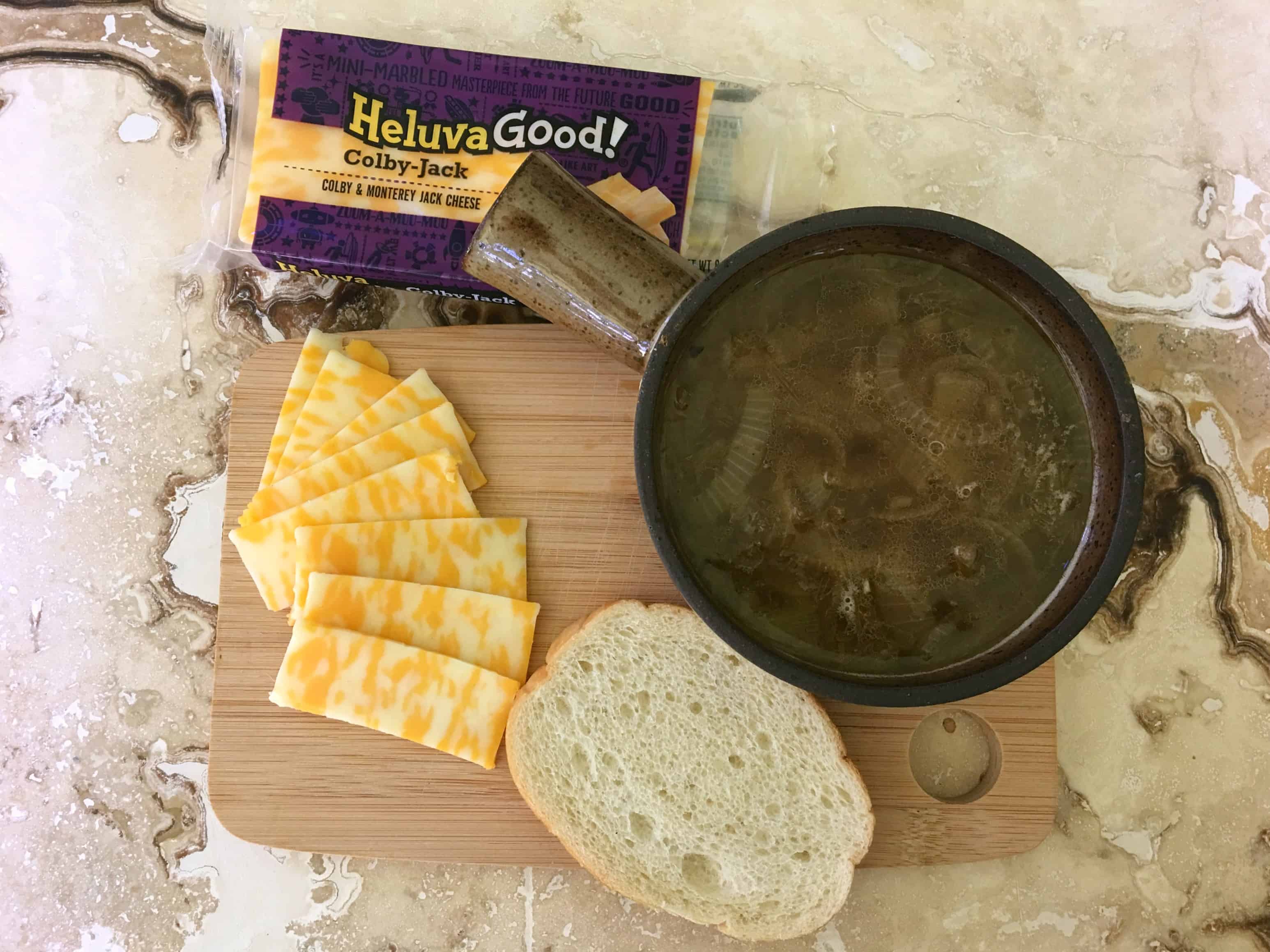 ingreditents for Vidalia French Onion Soup Recipe