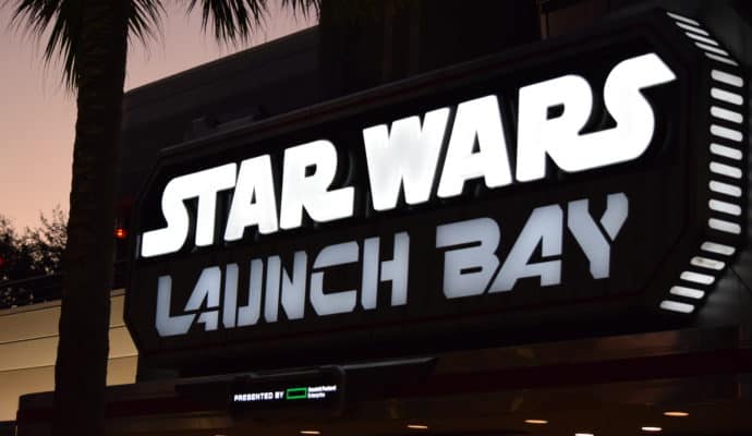 Rides for everyone at Hollywood Studios Star Wars Launch Bay character interaction