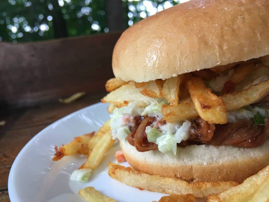 Pittsburgh style bbq pulled pork sliders recipe