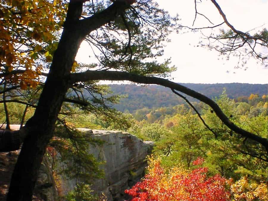 Airplane rock in Hocking Hills, Ohio. Photo Credit: Amy Weirick