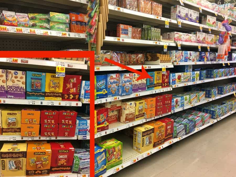 Keebler Fudge Stripes Snack Bags on Kroger Store Shelves