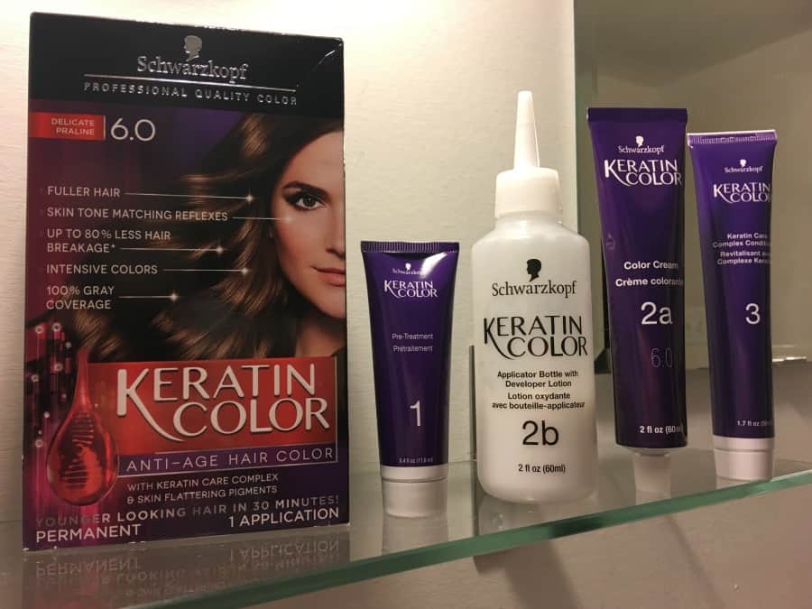 Schwarzkopf Keratin Hair color contents