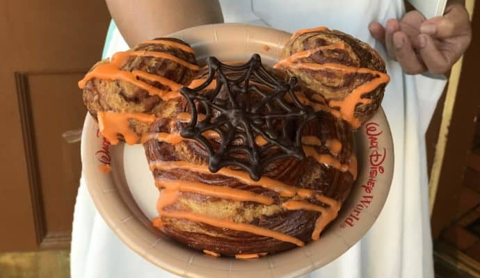 Halloween Mickey cinnamon roll