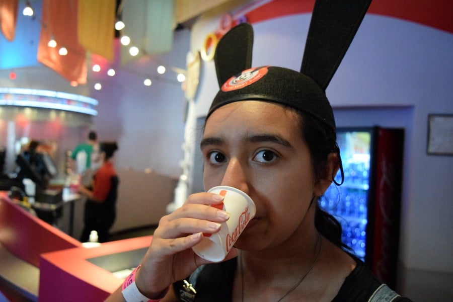 Club Cool at Epcot is a fun (and free!) way to stay hydrated. 