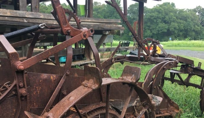agriculture in Cabarrus County, NC
- antique tractor at Elma C. Lomax Incubator Farm