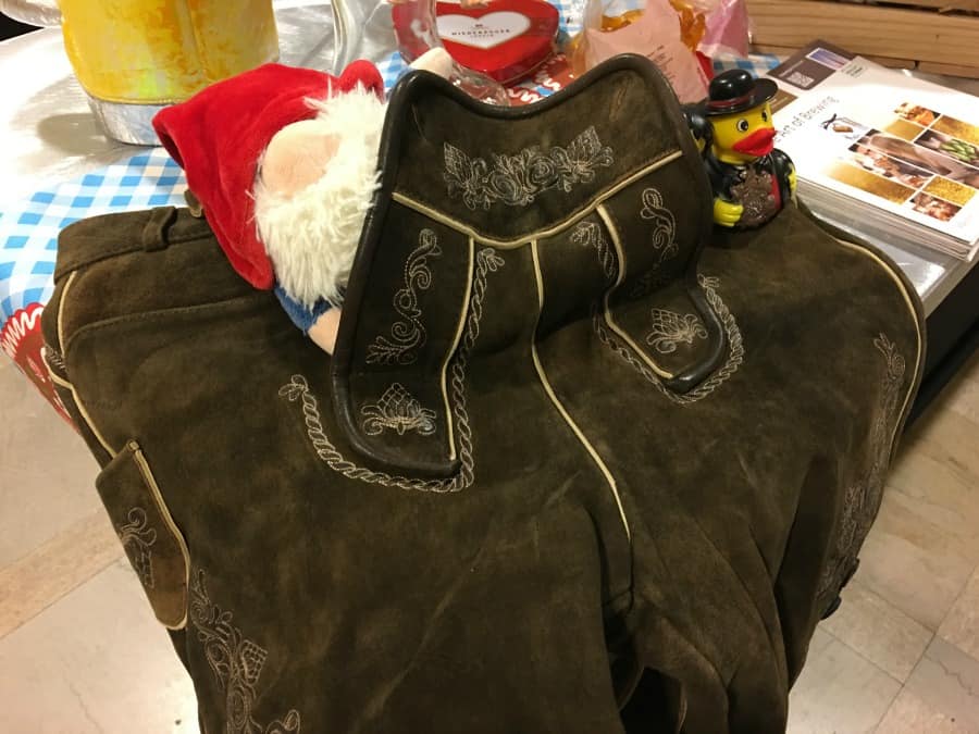 A traditional German lederhosen from Inside Europe.