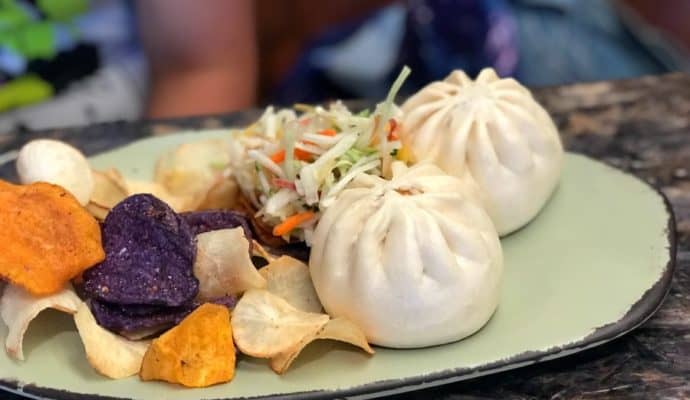 Disney world for Adults in One Day - Bao Buns at Sat'uli Canteen in Disney's Animal Kingdom