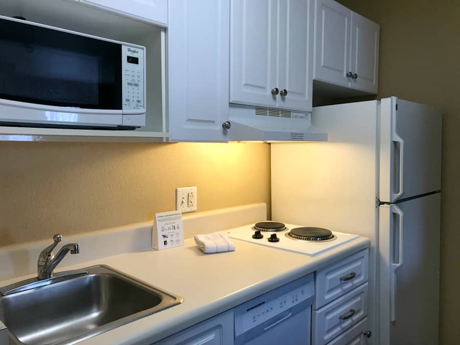 Extended Stay America Orlando kitchenette
