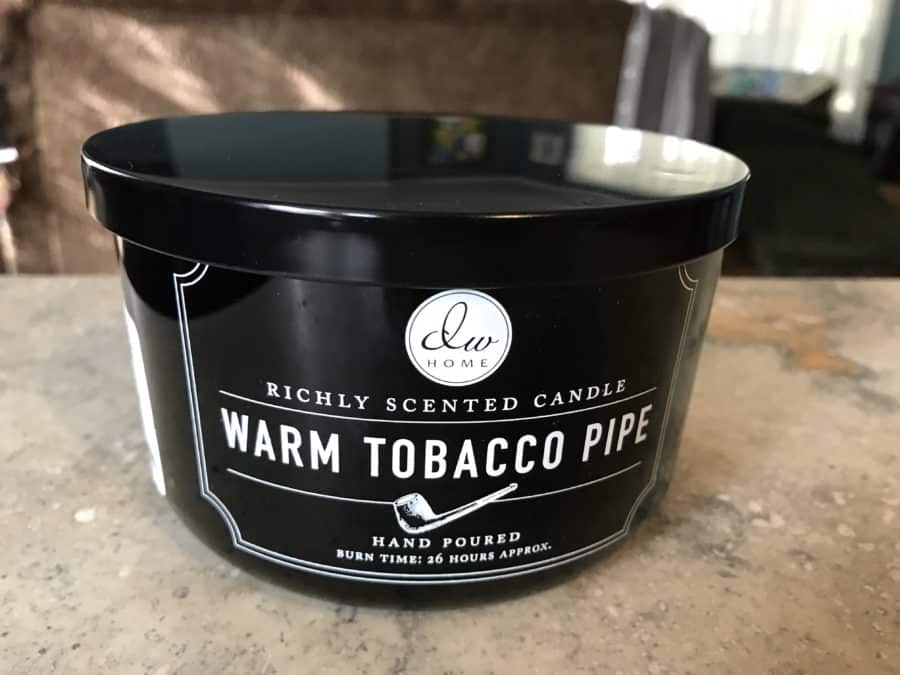 Holiday gift Guide 2017 for me DW Home Warm Tobacco Pipe Candle