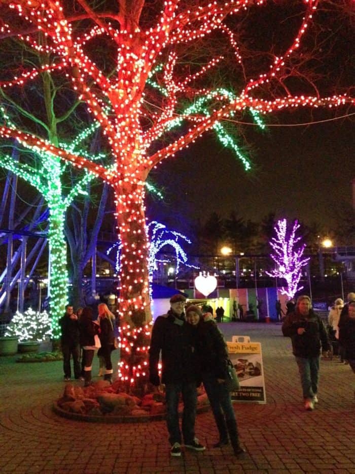 Kennywood Holiday Lights.