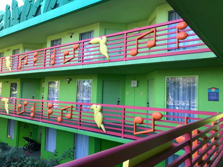 All Star Music Resort Premium Room exterior