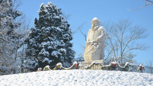 Santa Claus Museum Historic Statue