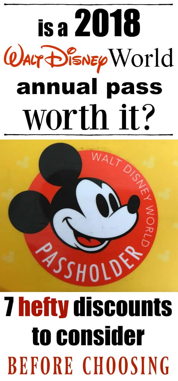 Is a 2018 Disney World Annual Pass worth it? Here's the top seven of this year's discounts and perks to help you narrow down your decision.