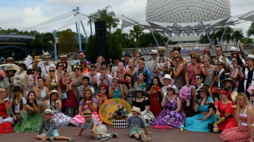 Dapper Day 2017 Epcot Group Photo