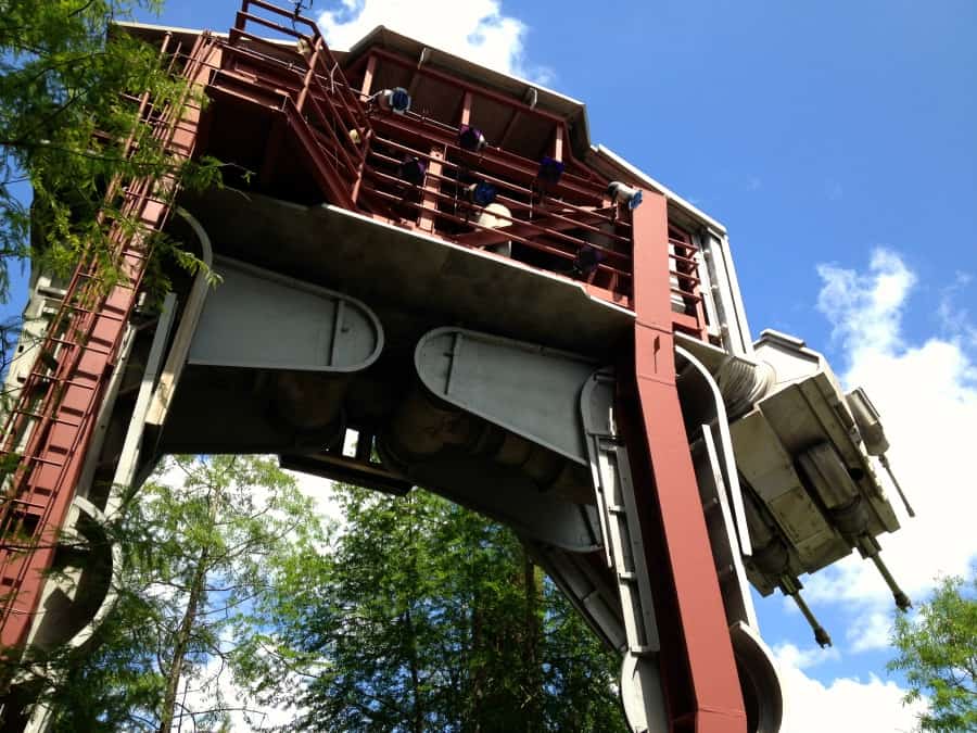 A giant At-AT near the entrance to Star Tours in Disney's Hollywood Studios. 