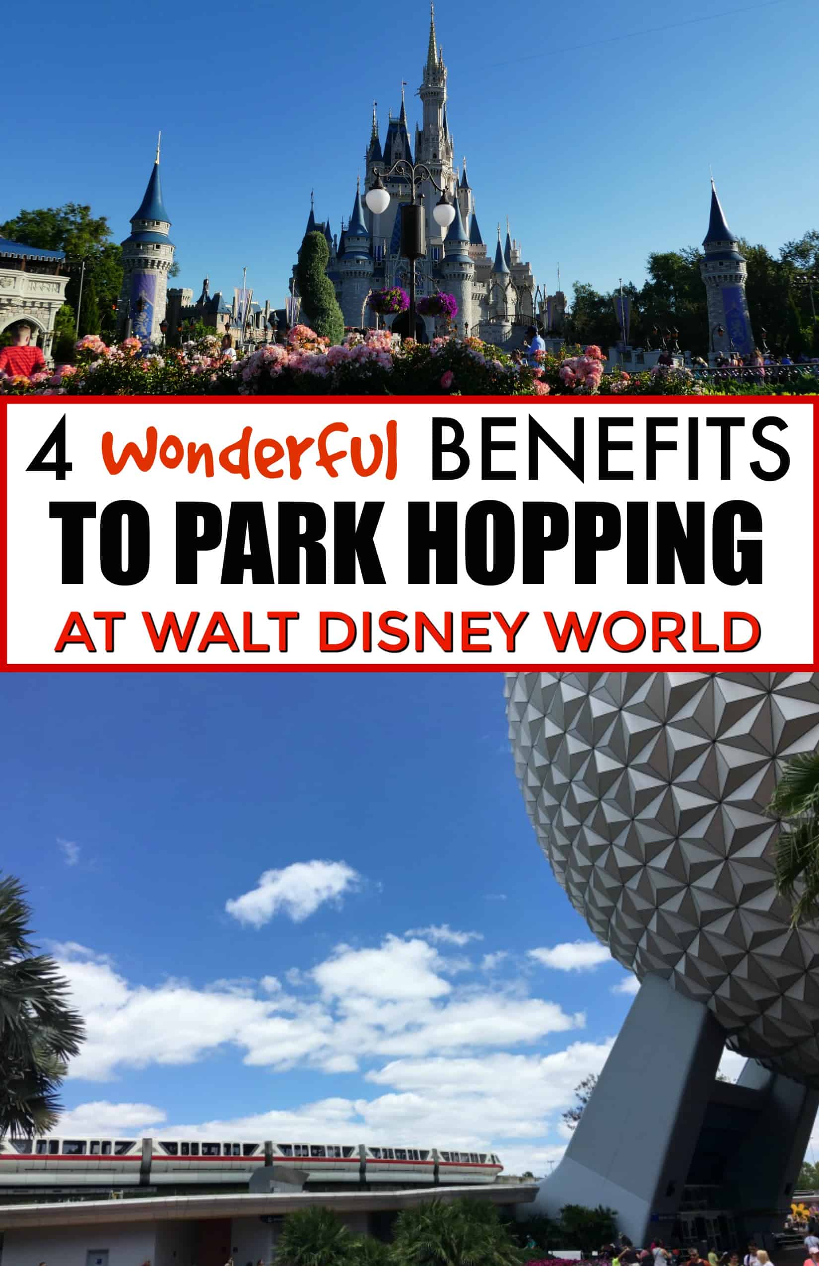 Not sure which type of tickets to purchase for your trip to Walt Disney World? Here's four great benefits to Disney World park hopper tickets!